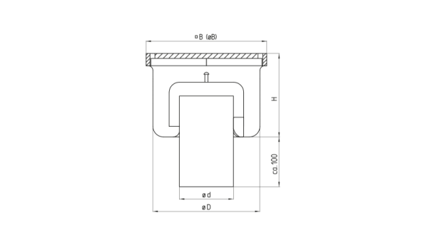 Industrial floor drain DR-S