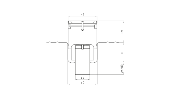 Sanitary drain SSK-ES-HV