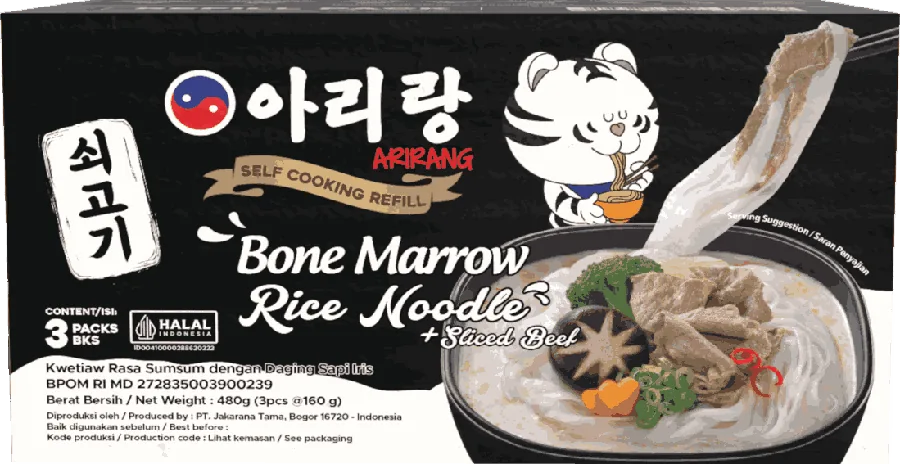 Arirang Self Cooking Refill Bone Marrow, 3 refill packs